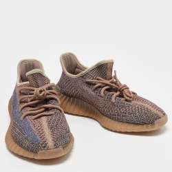 Pre Owned Yeezy x Adidas Multicolor Fabric Knit Boost 350 V2 Fade Sneakers Size 42 2/3