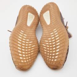 Pre Owned Yeezy x Adidas Multicolor Fabric Knit Boost 350 V2 Fade Sneakers Size 43 1/3