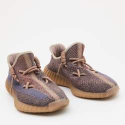 Pre Owned Yeezy x Adidas Multicolor Fabric Knit Boost 350 V2 Fade Sneakers Size 43 1/3