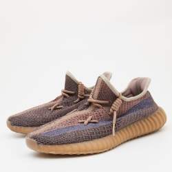 Pre Owned Yeezy x Adidas Multicolor Fabric Knit Boost 350 V2 Fade Sneakers Size 43 1/3