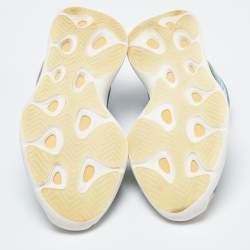 Pre Owned Yeezy x Adidas Blue/White Knit Fabric and Rubber Yeezy 700 V3 Arzareth Sneakers Size 43 1/3