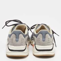 Pre Owned Yeezy x Adidas Grey Suede and Mesh Boost 700 Magnet Sneakers Size 38 2/3