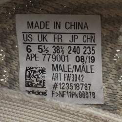 Yeezy x Adidas Pale Green Knit Fabric Boost 350 V2 Citrin Non Reflective Sneakers Size 38 2/3