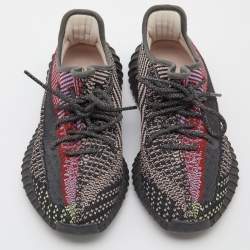 Pre Owned Yeezy x Adidas Multicolor Knit Fabric Boost 350 V2 Yecheil (Non-Reflective) Sneakers Size 40 2/3