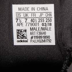 Pre Owned Yeezy x Adidas Black Suede and Mesh Boost 500 Utility Sneakers Size 40.5