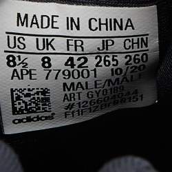 Pre Owned Yeezy x Adidas Brown/Black Knit Fabric and Rubber 700 V3 Clay Brown Sneakers Size 42