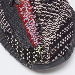 Pre Owned Yeezy x Adidas Multicolor Knit Fabric Boost 350 V2 Yecheil Sneakers Size 41 1/3