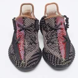 Pre Owned Yeezy x Adidas Multicolor Knit Fabric Boost 350 V2 Yecheil Sneakers Size 41 1/3