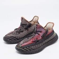 Pre Owned Yeezy x Adidas Multicolor Knit Fabric Boost 350 V2 Yecheil Sneakers Size 41 1/3