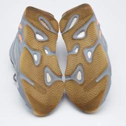 Pre Owned Yeezy x adidas Grey/Blue Suede and Mesh Boost 700 V2 Inertia Sneakers Size 43 1/3