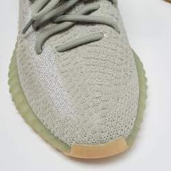 Yeezy x Adidas Green Knit Fabric Boost 350 V2 Desert Sage Sneakers Size 38 2/3