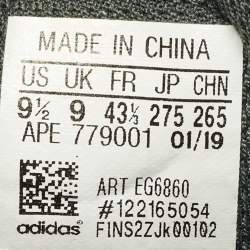 Pre Owned Yeezy x Adidas Grey Knit Fabric and Leather Boost 700 V2 Geode Sneakers Size 43 1/3