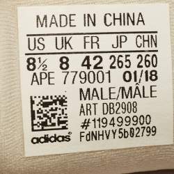 Pre Owned Yeezy x Adidas Cream Suede and Mesh Yeezy 500 Blush Sneakers Size 42