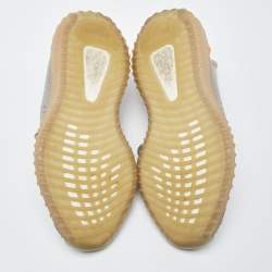 Pre Owned Yeezy x Adidas Grey Knit Fabric Boost 350 V2 'Trfrm' Sneaker Size 40