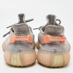 Pre Owned Yeezy x Adidas Grey Knit Fabric Boost 350 V2 'Trfrm' Sneaker Size 43 1/3