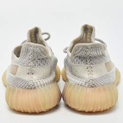 Pre Owned Yeezy x Adidas Boost 350 V2 Lundmark Non-Reflective Sneakers Size 39 1/3
