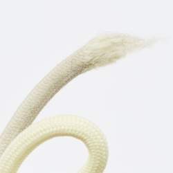 Pre Owned Yeezy x Adidas Green Knit Fabric Boost 350 V2Sesame Sneakers Size 41 1/3