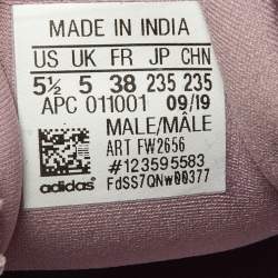 Pre Owned Yeezy x Adidas Purple Suede and Mesh Yeezy 500 Soft Vision Sneakers Size 38