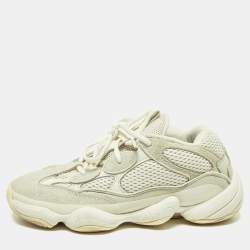 Yeezy x Adidas Light Yellow Mesh and Suede Yeezy 500 Super Moon