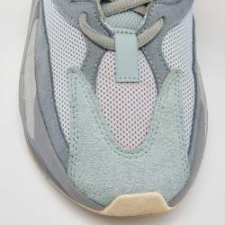 Pre Owned Yeezy x Adidas Two Tone Suede and Mesh Boost 700 Inertia Sneakers Size 40 2/3