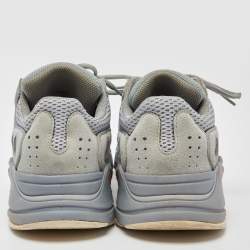 Pre Owned Yeezy x Adidas Two Tone Suede and Mesh Boost 700 Inertia Sneakers Size 40 2/3