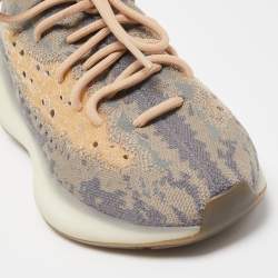 Pre Owned Yeezy x Adidas Two Tone Knit Fabric Boost 380 Mist Sneakers Size 40