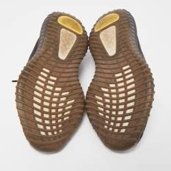 Pre Owned Yeezy x Adidas Black Knit Fabric Boost 350 V2 Cinder Sneakers Size 39 1/3