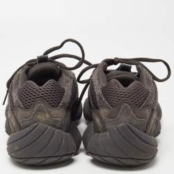 Pre Owned Yeezy x Adidas Black Mesh and Suede Yeezy 500 Utility Sneakers Size 40 2/3