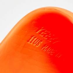 Yeezy x Adidas Orange Rubber Enflame Slides Size 45 1/3