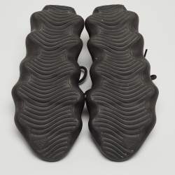 Pre Owned Yeezy x Adidas Grey Knit Fabric and Rubber Yeezy 450 Stone Teal Sneakers Size 43 1/3