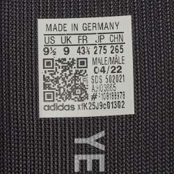 Pre Owned Yeezy x Adidas Grey Knit Fabric and Rubber Yeezy 450 Stone Teal Sneakers Size 43 1/3