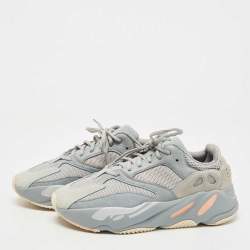 Yeezy x Adidas Tricolor Suede and Mesh Boost 700 Inertia Sneakers Size 42