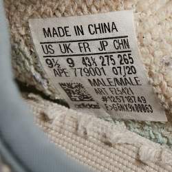 Pre Owned Yeezy x Adidas Grey Knit Fabric Boost 350 V2 Israfil Sneakers Size 43 1/3 