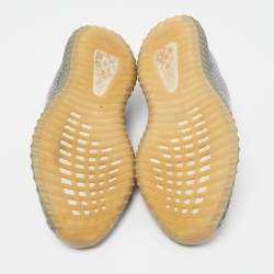 Pre Owned Yeezy x Adidas Grey Knit Fabric Boost 350 V2 Israfil Sneakers Size 43 1/3 