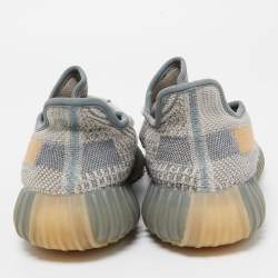 Pre Owned Yeezy x Adidas Grey Knit Fabric Boost 350 V2 Israfil Sneakers Size 43 1/3 
