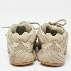 Yeezy x Adidas Green Neoprene and Suede Yeezy 500 Stone Sneakers Size 38