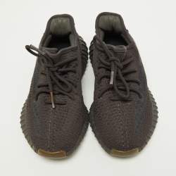 Yeezy x Adidas Black knit Fabric Boost 350 V2 Sneakers Size 38.5