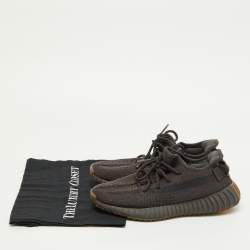 Yeezy x Adidas Black knit Fabric Boost 350 V2 Sneakers Size 38.5