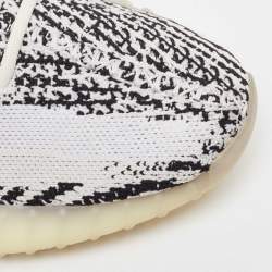 Yeezy x Adidas Black/White Knit Fabric Boost 350 V2 Zebra Sneakers Size 40