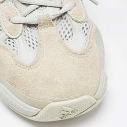Yeezy x Adidas Two Tone Suede and Mesh Yeezy 500 Salt Sneakers Size 38