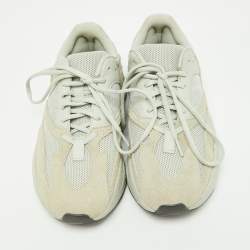 Pre Owned Yeezy x Adidas Green Suede,Leather and Mesh Boost 700 Salt Sneakers Size 39 1/3