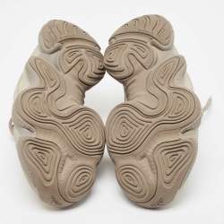 Pre Owned Yeezy x Adidas Ash Grey Mesh and Suede Yeezy 500 Sneakers Size 42 2/3