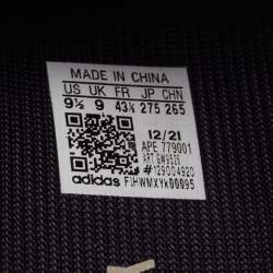 Pre Owned Yeezy x Adidas Black/Lavender Nylon Boost 700 MNVN Geode Sneakers Size 43.5