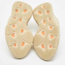 Pre Owned Yeezy x Adidas Yellow/Black Fabric 700 V3 Safflower Sneakers Size 41 1/3