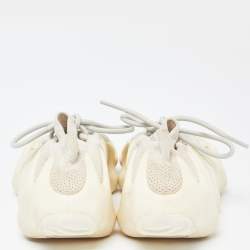 Pre Owned Yeezy x Adidas Off White Knit Fabric and Rubber Yeezy 450 Cloud White Sneakers Size 38 2/3