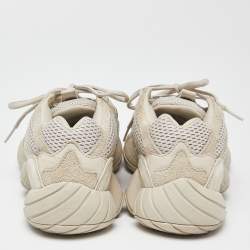 Yeezy x Adidas Cream Suede and Mesh Yeezy 500 Blush Sneakers Size 42