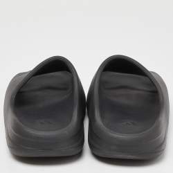 Yeezy x Adidas Black Rubber Onyx Flat Slides Size 43