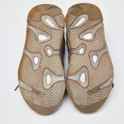 Pre Owned Yeezy x Adidas Multicolor Suede and Mesh Boost 700 Mauve Sneakers Size 42