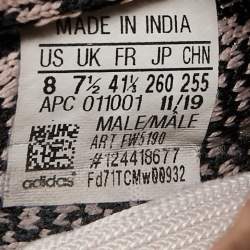 Pre Owned Yeezy x Adidas Multicolor Knit Fabric Boost 350 V2 Yecheil (Non-Reflective) Sneakers Size 41 1/3