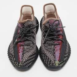 Pre Owned Yeezy x Adidas Multicolor Knit Fabric Boost 350 V2 Yecheil (Non-Reflective) Sneakers Size 41 1/3